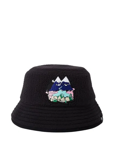 The North Face Patch-detail Bucket Hat In Black