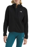 The North Face Performance Fleece Full Zip Hoodie Jacket In Black