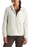 The North Face Performance Fleece Full Zip Hoodie Jacket In White