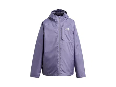The North Face Perrito 4-n-1 Hooded Jacket (little Kid/big Kid) Kid's Coat Grounded Plum: Xl (14-16 Big Kid), Polye In Purple