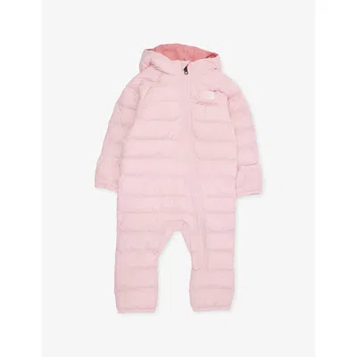 The North Face Babies' Perrito Hooded Padded Pramsuit  3-24 Months Pale Blossom In Pink