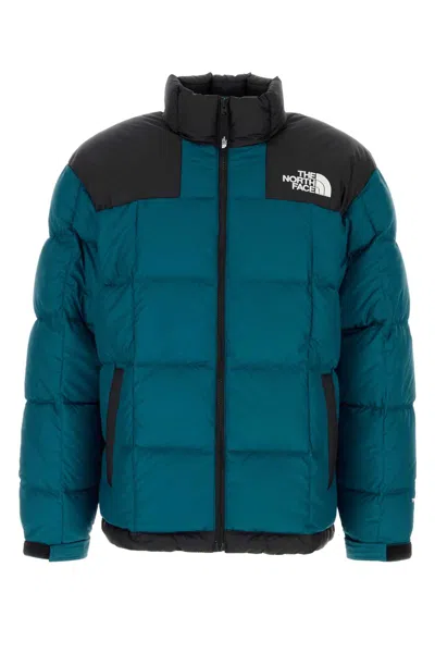 THE NORTH FACE PETROL BLUE POLYESTER LHOTSE DOWN JACKET