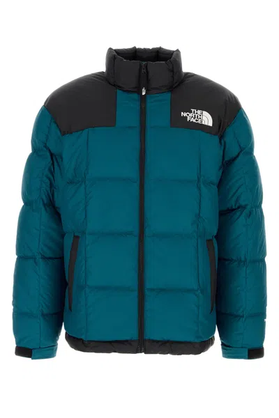 THE NORTH FACE THE NORTH FACE PETROL BLUE POLYESTER LHOTSE DOWN JACKET