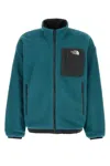 The North Face Petrol Fleece Reversible Jacket In Green