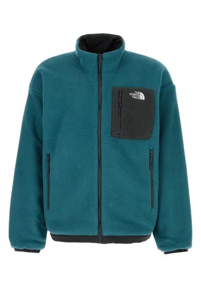 The North Face Petrol Fleece Reversible Jacket In Green