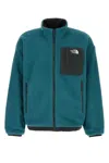 The North Face Petrol Fleece Reversible Jacket In Green