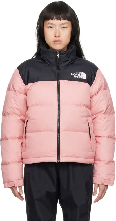 The North Face Pink 1996 Retro Nuptse Down Jacket In Of6 Shady Rose/tnf B