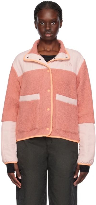 The North Face Pink Cragmont Jacket In Soa Light Mahogany/p
