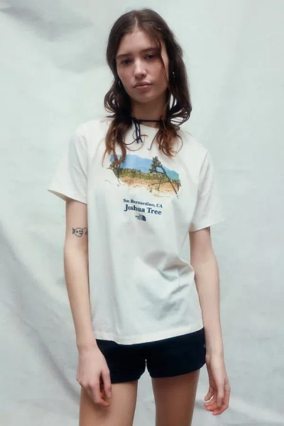 The North Face Place We Love Graphic Tee In White, Women's At Urban Outfitters