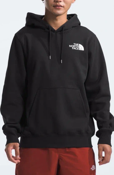 The North Face Places We Love Graphic Hoodie In Tnf Black/ Tnf White