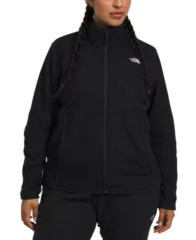 The North Face Glacier Half Zip Jacket In Tnf Black
