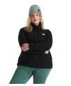 The North Face Plus Size Glacier Fleece Jacket In Black