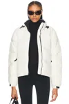 The North Face Polar Nuptse Reversible Jacket In White Dune