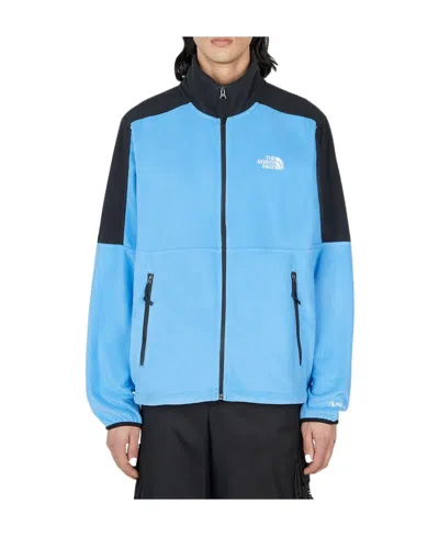 The North Face Polartec Logo Printed Jacket In Blue