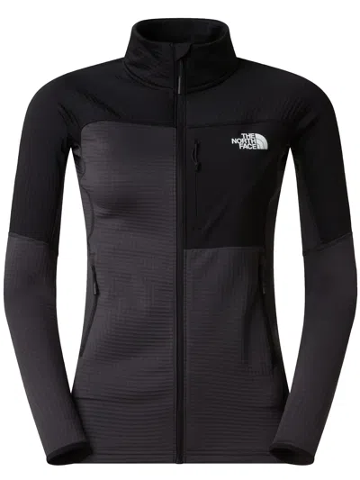 The North Face Polartec Powergrid Stormgap Fitted Jacket In Black