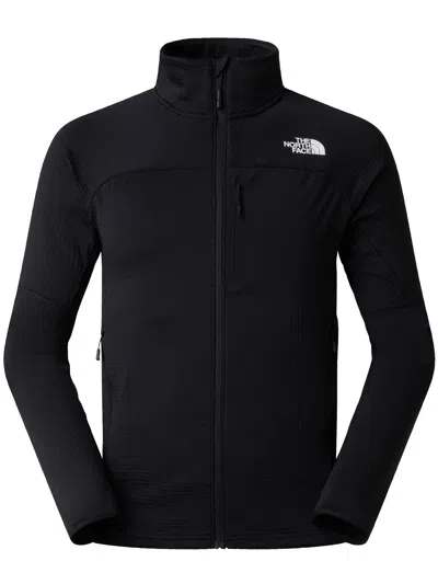 The North Face Polartec Powergrid Stormgap Zip Jacket In Black
