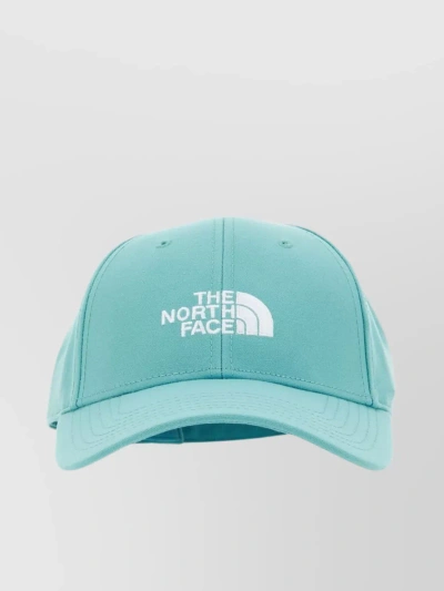 The North Face Polyester Baseball Cap With Curved Visor And Ventilation Holes In Cyan