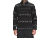 The North Face Print Gordon Lyons Classic 1/4 Zip Jacket In Tnf Black Landscape Knit Print In Multi