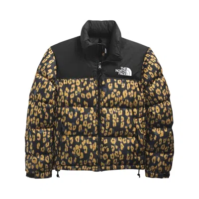 Pre-owned The North Face Printed 1996 Retro Nuptse Jacket 'arrowwood Yellow/leopard'