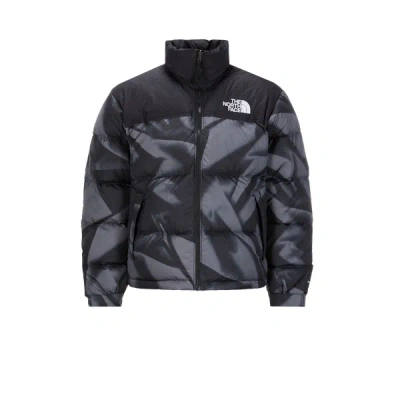 The North Face Printed Down Jacket In Black