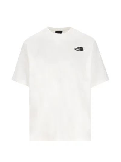 The North Face Man T-shirt White Size S Cotton