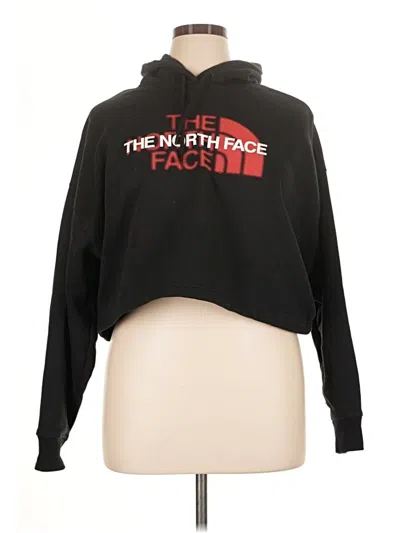 Pre-owned The North Face Pullover Hoodie In Black