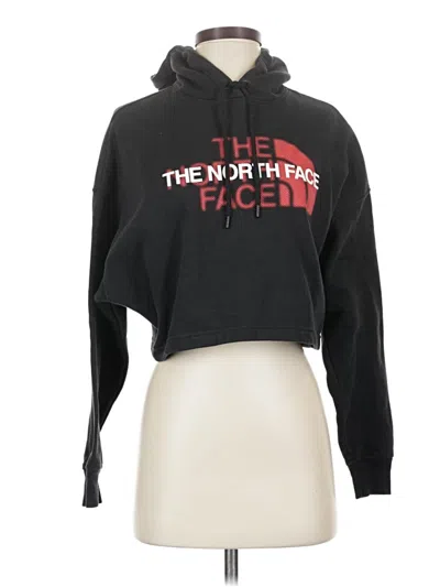 Pre-owned The North Face Pullover Hoodie In Black