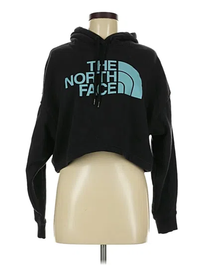Pre-owned The North Face Pullover Hoodie In Black