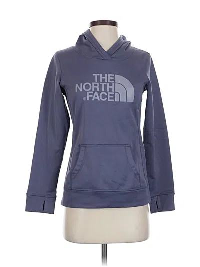 Pre-owned The North Face Pullover Hoodie In Blue