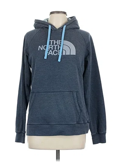 Pre-owned The North Face Pullover Hoodie In Blue