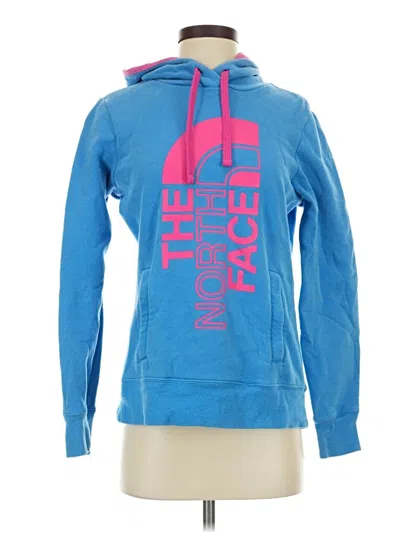 Pre-owned The North Face Pullover Hoodie In Blue
