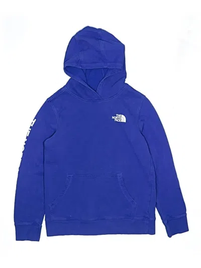 Pre-owned The North Face Kids' Pullover Hoodie In Blue