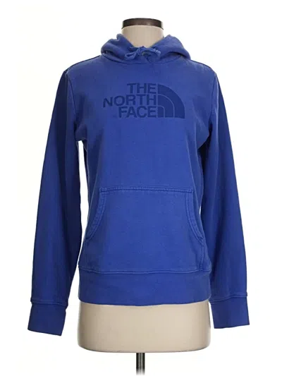 Pre-owned The North Face Pullover Hoodie In Blue