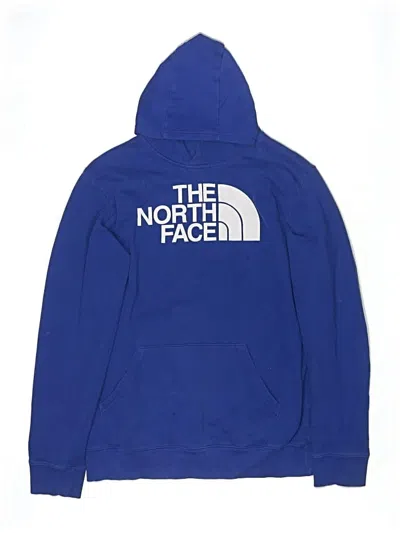 Pre-owned The North Face Kids' Pullover Hoodie In Blue
