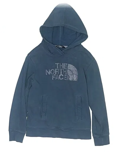 Pre-owned The North Face Kids' Pullover Hoodie In Blue