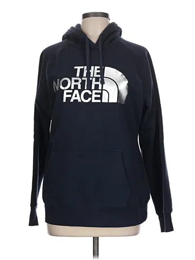 Pre-owned The North Face Pullover Hoodie In Blue