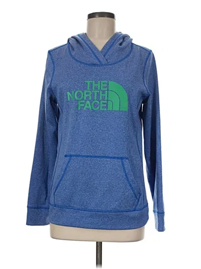 Pre-owned The North Face Pullover Hoodie In Blue