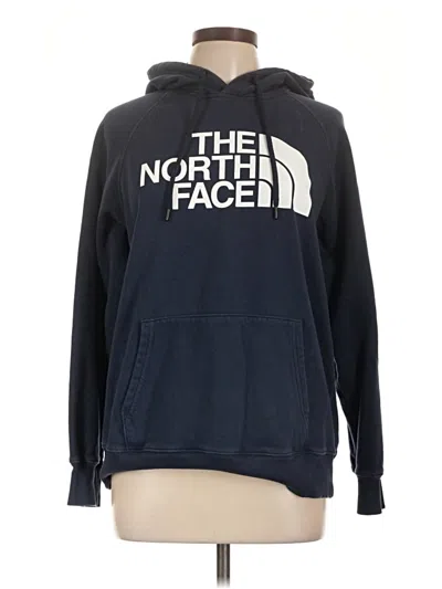 Pre-owned The North Face Pullover Hoodie In Blue