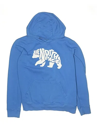 Pre-owned The North Face Kids' Pullover Hoodie In Blue