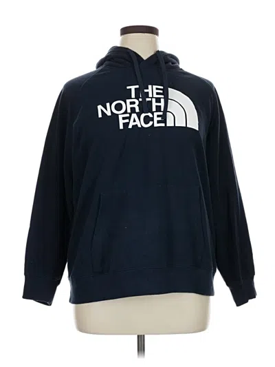 Pre-owned The North Face Pullover Hoodie In Blue