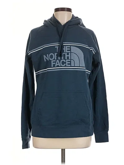 Pre-owned The North Face Pullover Hoodie In Blue
