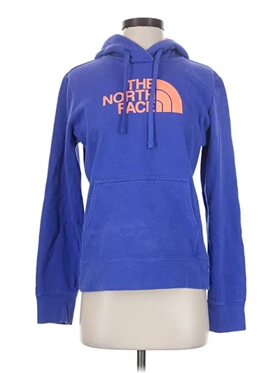 Pre-owned The North Face Pullover Hoodie In Blue