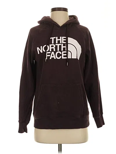 Pre-owned The North Face Pullover Hoodie In Brown