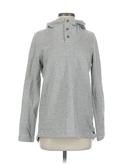 Pre-owned The North Face Pullover Hoodie In Gray