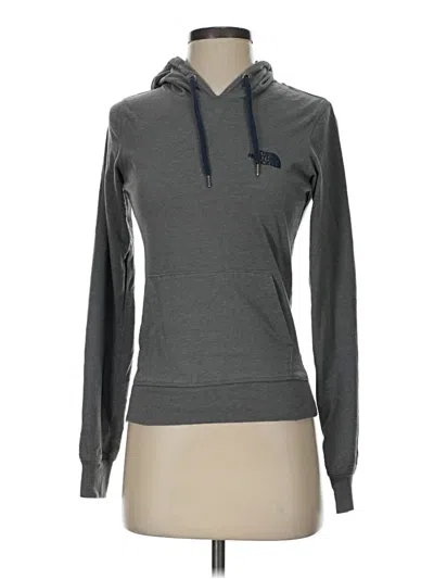 Pre-owned The North Face Pullover Hoodie In Gray