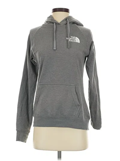 Pre-owned The North Face Pullover Hoodie In Gray