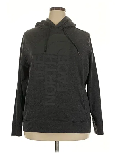 Pre-owned The North Face Pullover Hoodie In Gray