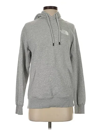 Pre-owned The North Face Pullover Hoodie In Gray