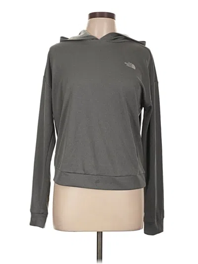 Pre-owned The North Face Pullover Hoodie In Gray