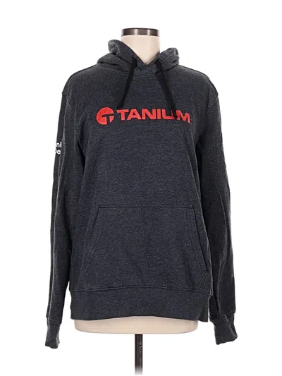 Pre-owned The North Face Pullover Hoodie In Gray